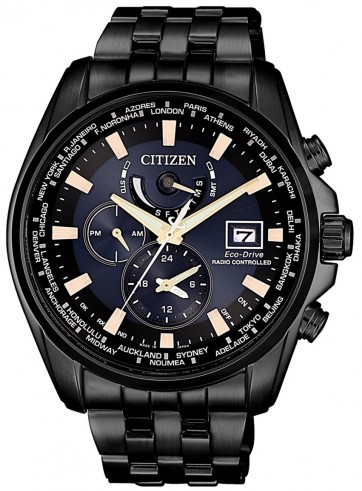 Citizen AT9039-51L นาฬิกาชาย Eco-Drive Global Radio Controlled AT World Time Japan Men's Watch