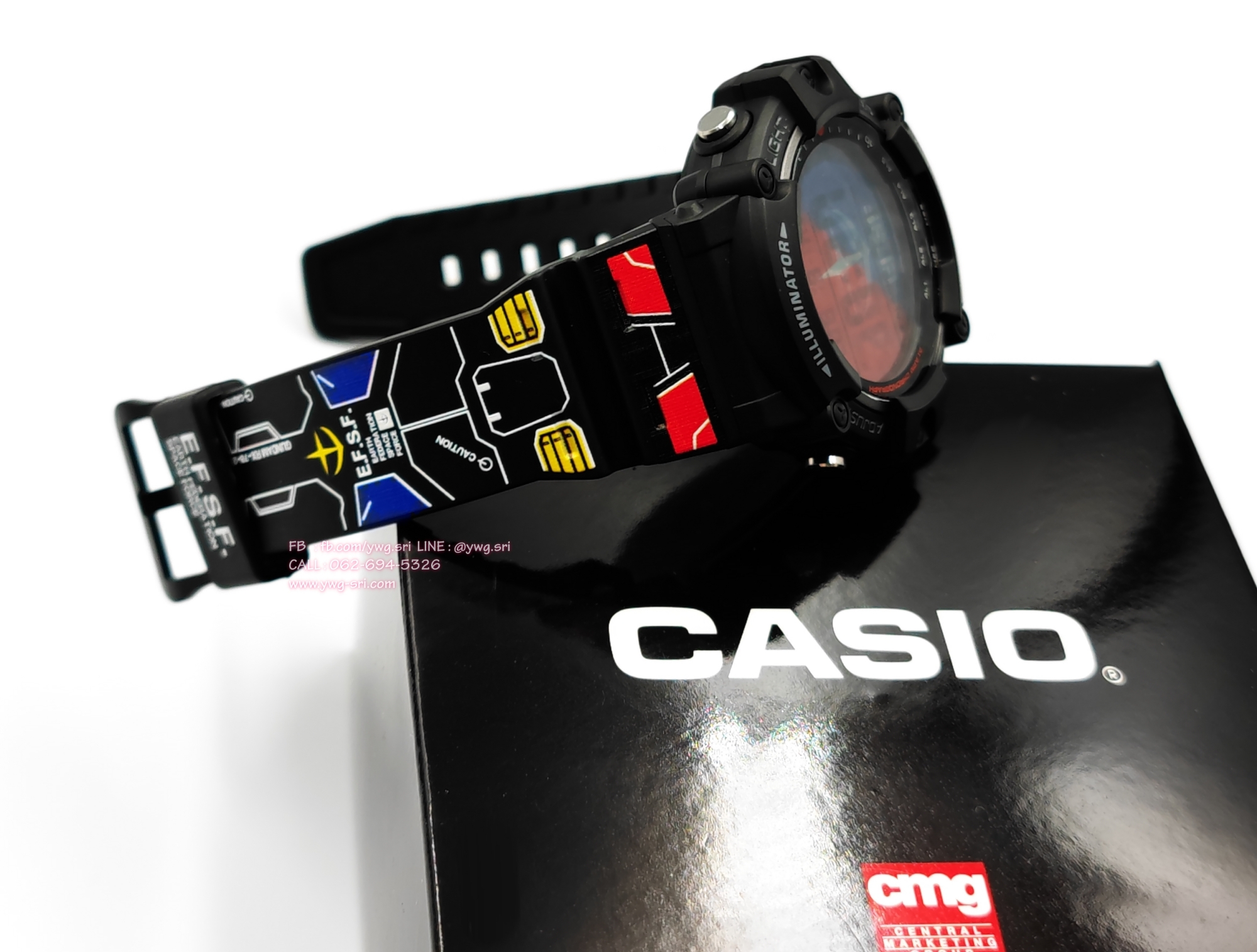 CASIO CUSTOM RX-78-2 Gundam (AE-1500WH) แบบ2