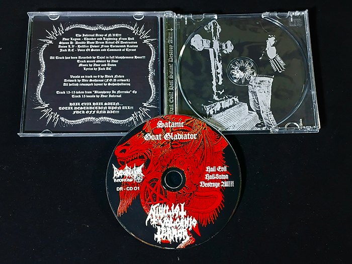 NIHILIST VOLCANIC TERROR 'Satanic Goat Gladiator' CD