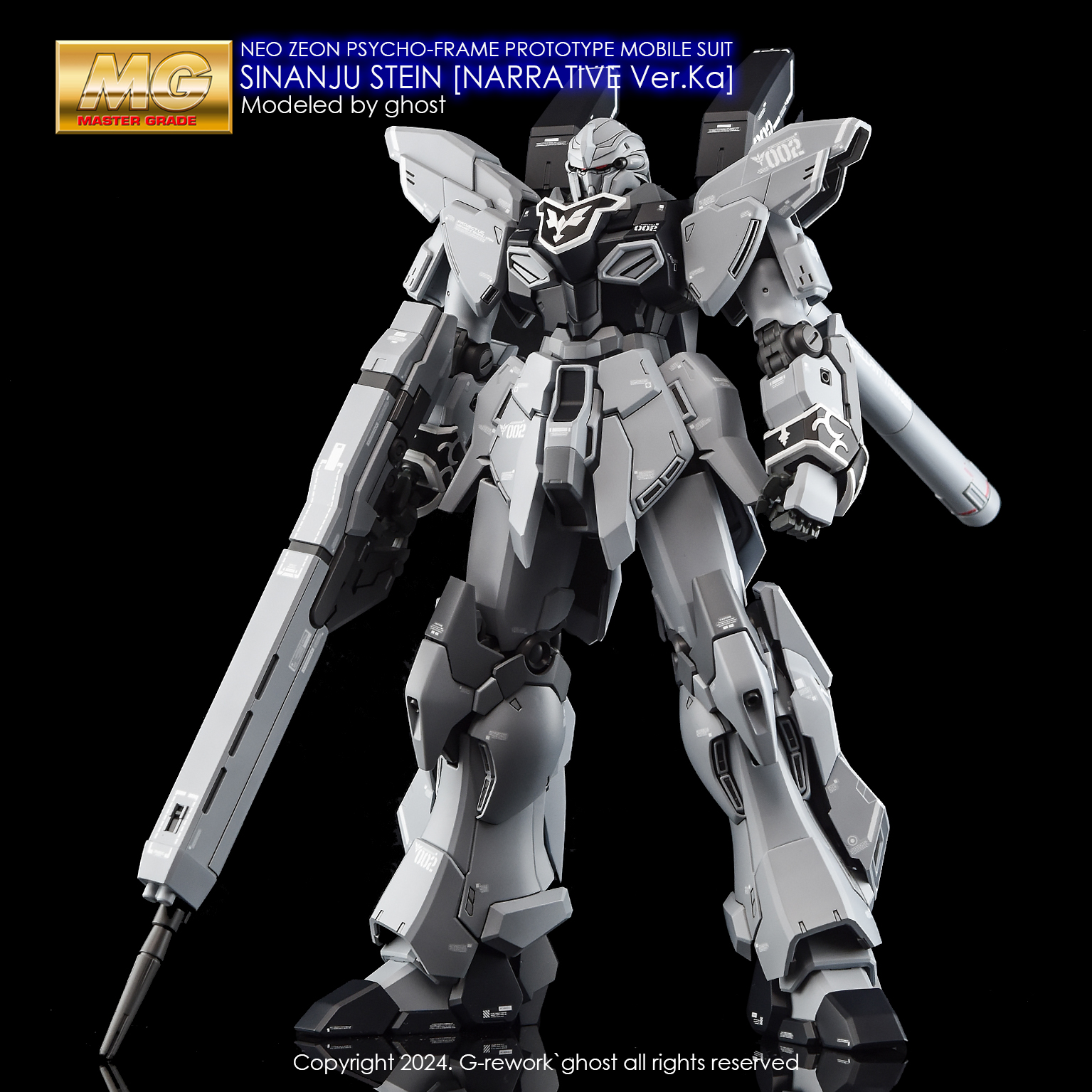 G-REWORK CUSTOM DECAL MG 1/100 SINANJU STEIN [NARRATIVE Ver.Ka]