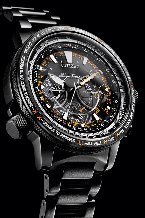 Citizen CC7015-55E นาฬิกาผู้ชาย Promaster Eco-Drive F990 Satellite Wave GPS Super Titanium Made in Japan Limited Edition 1,989Pcs. Men's Watch