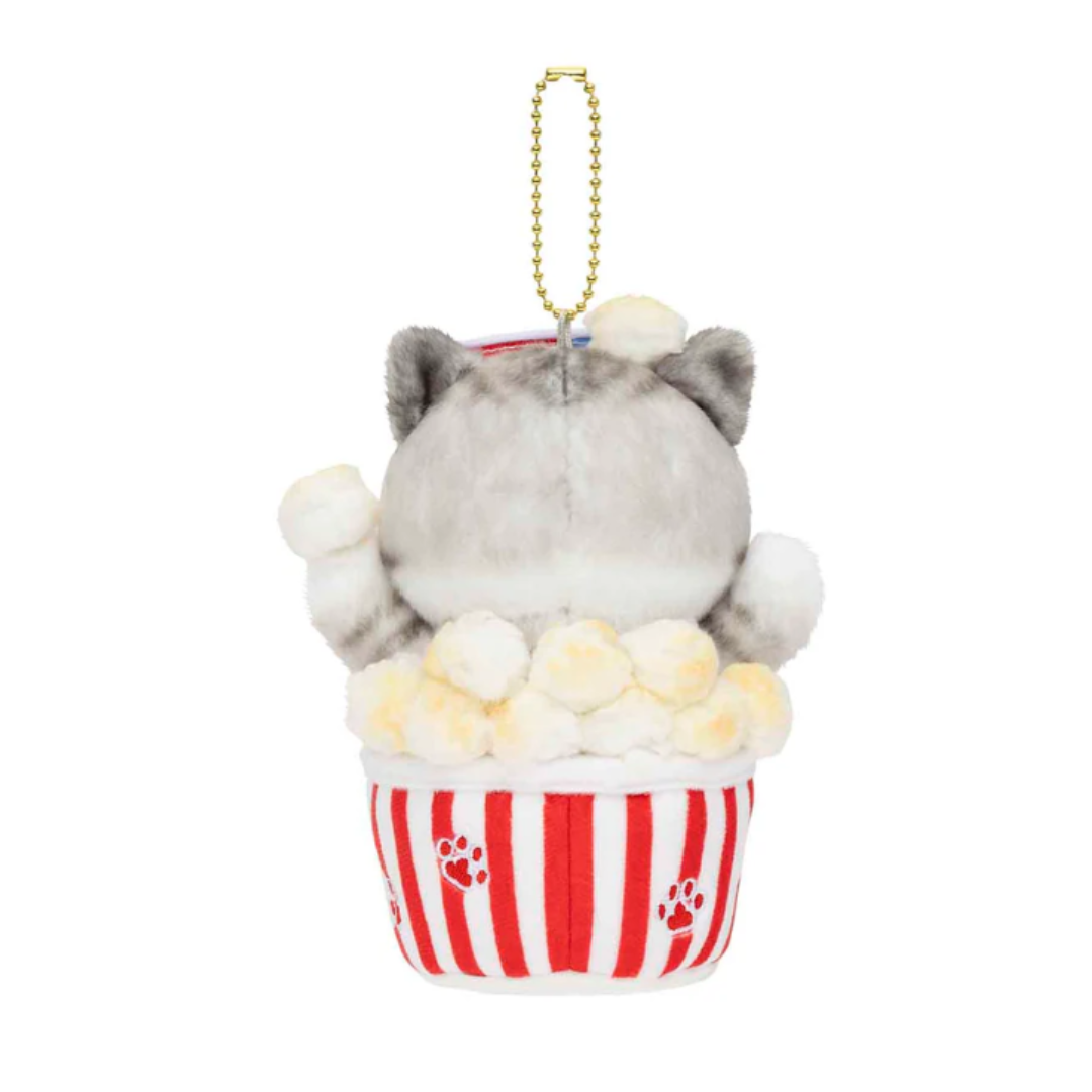 [PRE-ORDER] พวงกุญแจ ตุ๊กตา แมวโมฟุ ป๊อปคอร์น Mofusand Journey Popcorn Cat Mascot mofusand もふもふジャーニー ポップコーンにゃんマスコット