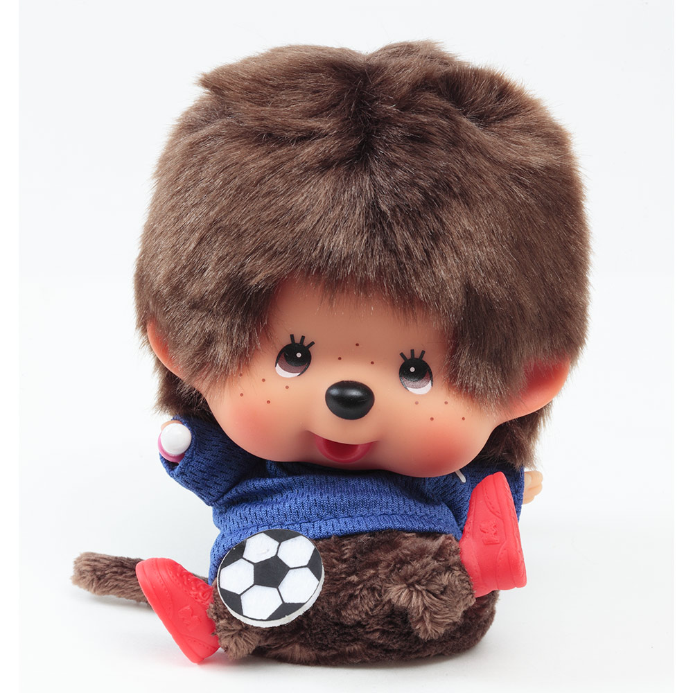 [PRE-ORDER] ตุ๊กตา ม่อนชิชิ นักฟุตบอล Size 12 cm ม่อนชิชิคุง Monchhichi Let's Sports Soccer นำเข้าจากญี่ปุ่น レッツ！スポーツモンチッチ サッカー 男の子