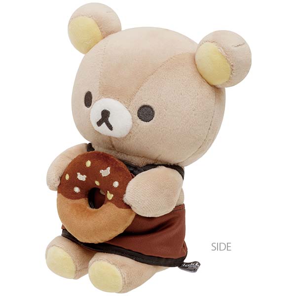 [PRE-ORDER] ตุ๊กตาหมี ริลัคคุมะ โดนัท Size 17.5 x 14 x 8.5 cm BASIC RILAKKUMA DONUT HOME CAFE リラックマドーナツまくまくぬいぐるみ MO33501