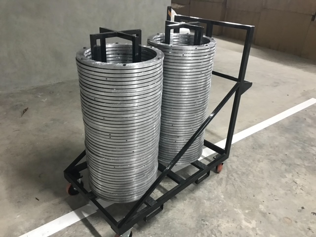 รถเข็นลซี่ซูซาน,รถเข็นจานหมุน,เสาเดียว รถเข็นเก็บจานหมุน20นิ้วใส่ได้60วง ขนาด 63X63 cm.สูง 125 cm. Lazy susan trolley Steel 懒惰的苏珊 旋转玻璃餐桌 中式旋转玻璃桌套装 Trp.Lazysusanthai