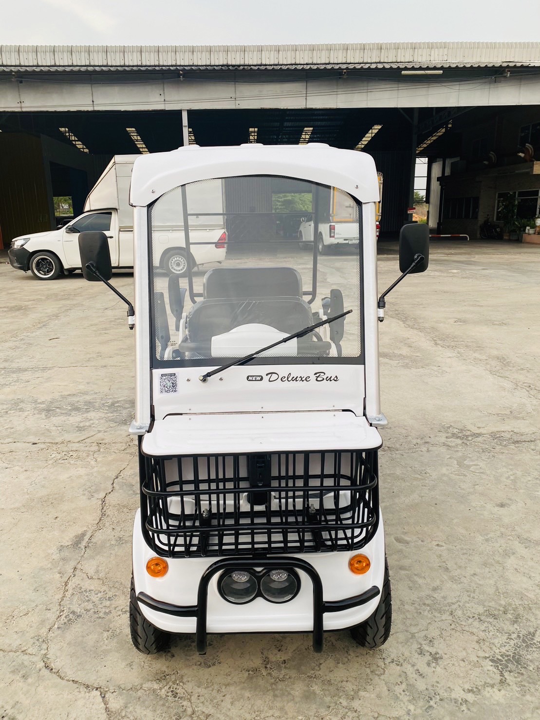 รถไฟฟ้า 4 ล้อ 4-5 ที่นั่ง รุ่น M-01T ยี่ห้อ CLP CAR ขับแฮนด์บิด