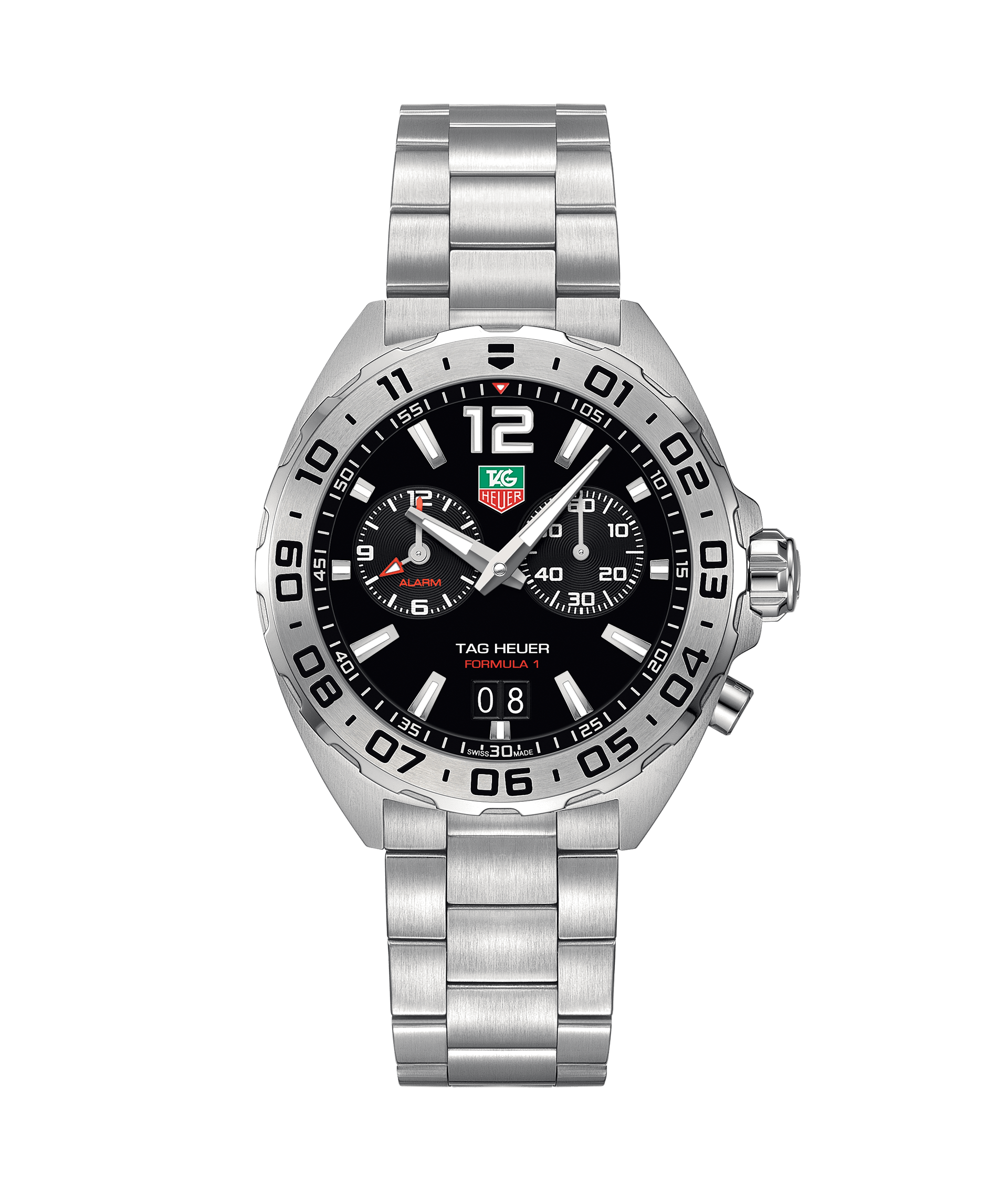 Tag Heuer WAZ111A.BA0875 นาฬิกาผู้ชาย Formula 1 200 M - ∅41 mm Alarm Men's Watch