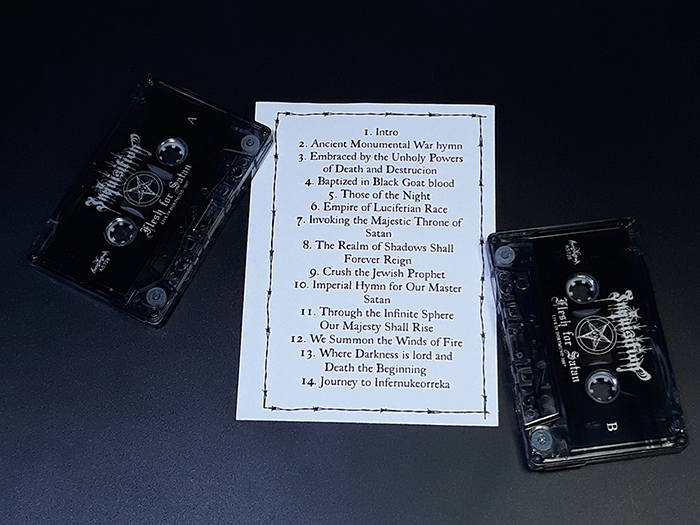 INQUISITION'Flesh for Satan-Live in Dortmund 2007' Tape.