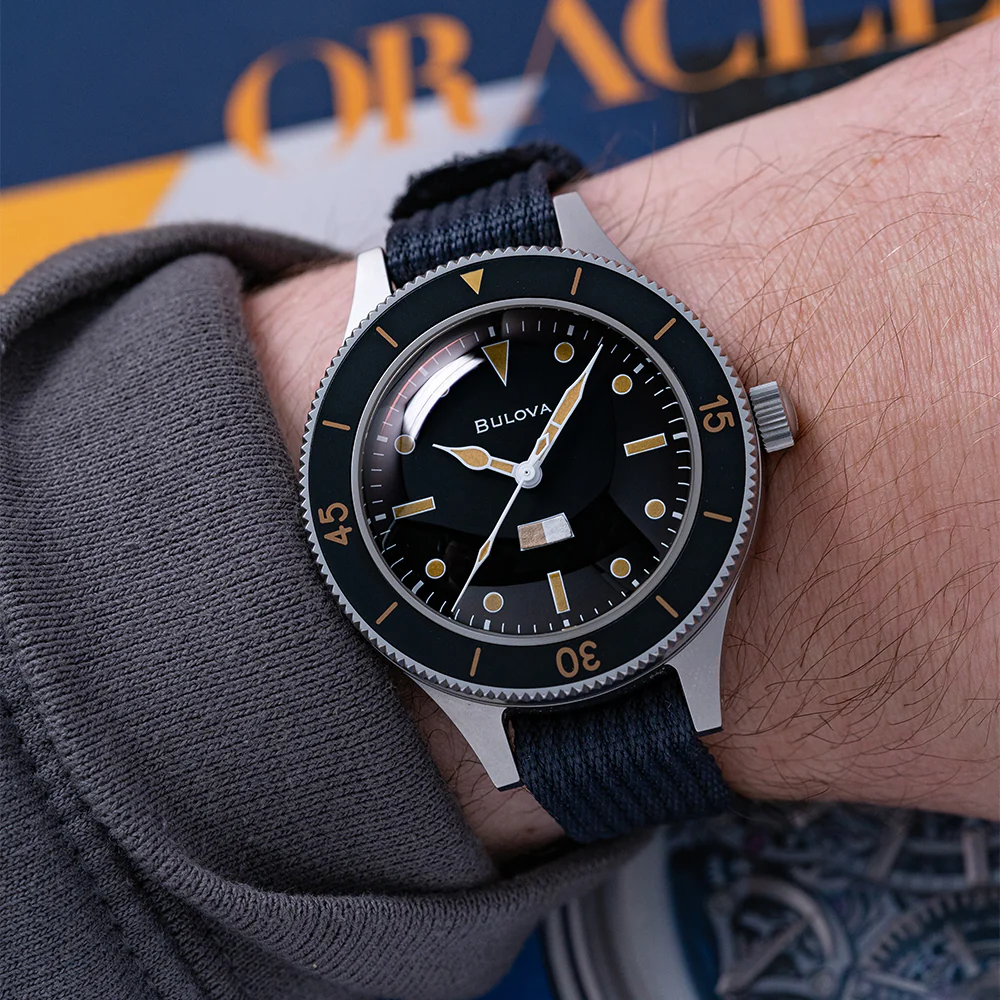 Bulova 98A266 นาฬิาผู้ชาย Archive Series Mil Ships W2181 Automatic Men's Watch