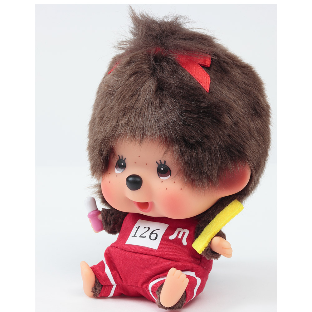 [PRE-ORDER] ตุ๊กตา ม่อนชิชิ Size 13 cm ม่อนชิชิจัง นักกีฬา นักกรีฑา Monchhichi Let's Sports Track and Field Girls นำเข้าจากญี่ปุ่น レッツ！スポーツモンチッチ 陸上 女の子