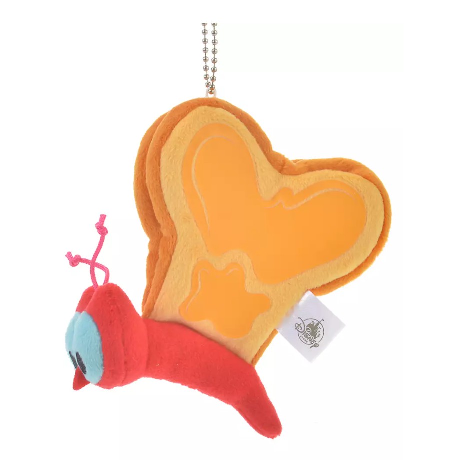 [พร้อมส่ง] อลิสในแดนมหัศจรรย์ พวงกุญแจ ผีเสื้อขนมปัง จากญี่ปุ่น - Keychain Bread & Butter 70th Alice in Wonderland Disney Japan パンとバターフライ ぬいぐるみキーホルダー・キーチェー