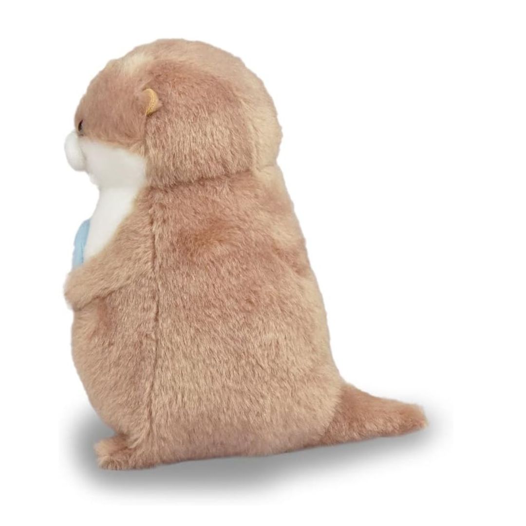 [พร้อมส่ง] ตุ๊กตา น้องนาก ถือปลา นากทะเล Uso-yan Size 8 x 9 x 16 cm นำเข้าจากญี่ปุ่น カワウソうそやんST うそやん おさかな