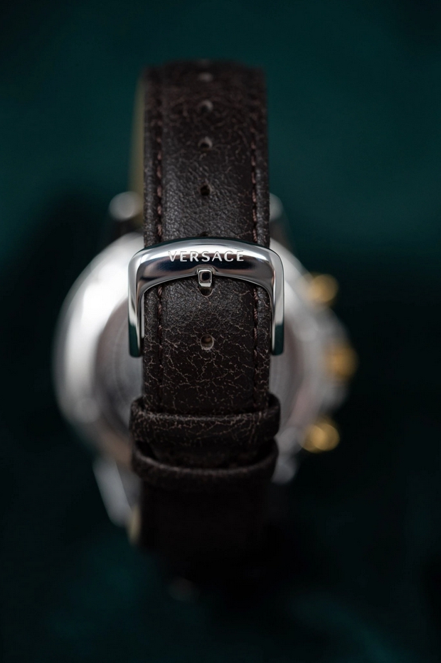 Versace VEV601323 นาฬิกาผู้ชาย Signature Chronograph Quartz Swiss Made Men's Watch