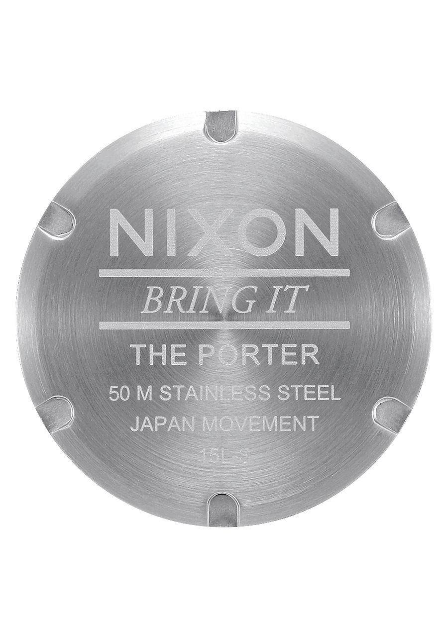 Nixon A1058-1113-00 นาฬิกาผู้ชาย Porter Leather 40mm Men's Watch A4051258