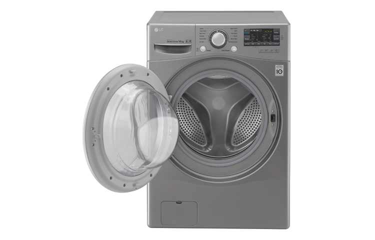 เครื่องซักผ้าฝาหน้าระบบ ขนาดซัก 14 KG 6 MOTION,INVERTER LG F2514NTGE