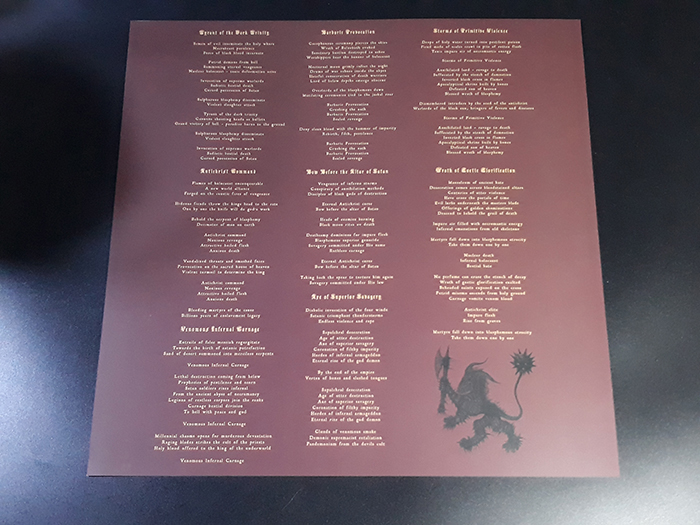 BARBARIC HORDE'Axe of Superior Savagery' LP