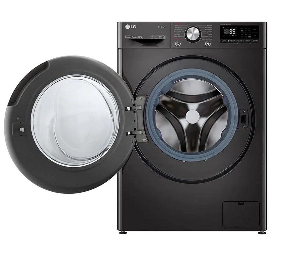 [ผ่อน0%] LG เครื่องซักผ้าฝาหน้า รุ่น FV1412S2B ความจุ12kg. Inverter (ชลบุรีส่งฟรี)