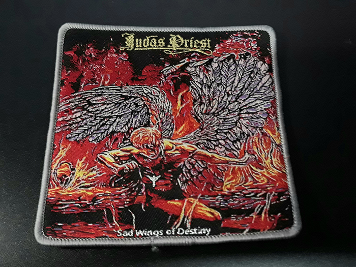 JUDAS PRIEST'Sad Wings of Destiny' Woven Patch.(อาร์มแบบทอ)
