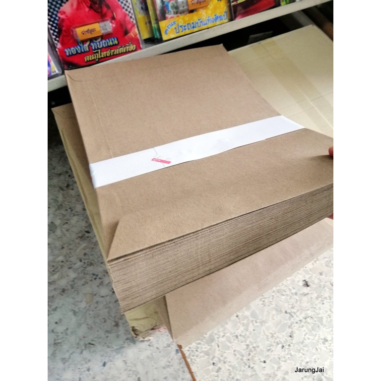 ซองเอกสาร สีเทา ขนาด 9x12 นิ้ว จำนวน 50 ซอง ใส่กระดาษ A4 ได้สบายๆ