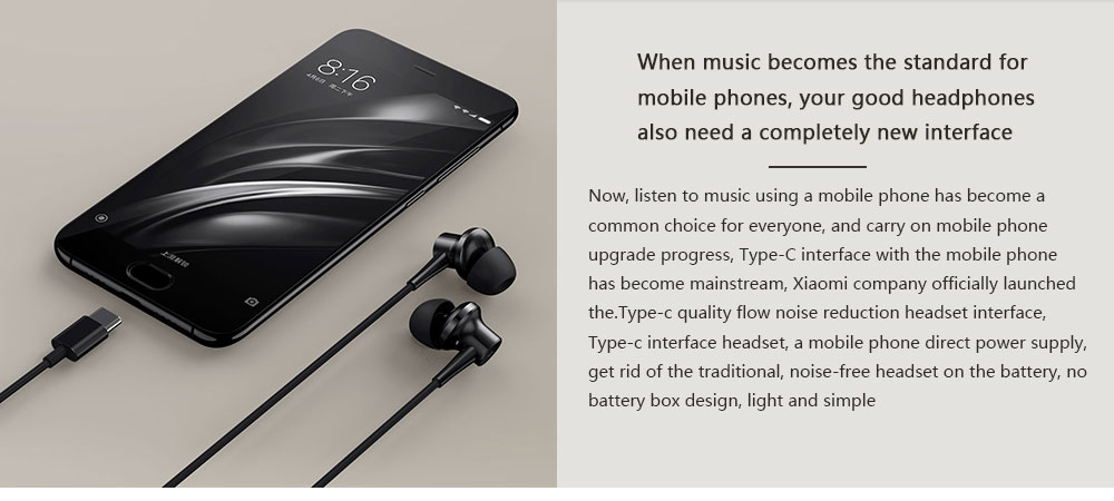 Xiaomi ANC & Type-c Earphones - หูฟัง Xiaomi ANC & Type-c