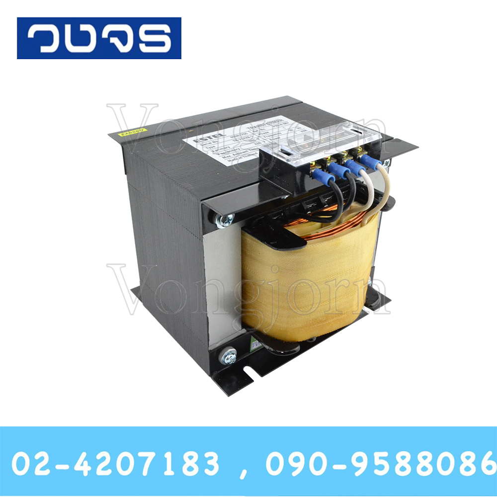 หม้อแปลงESTEL Input 0 380 VAC Output 0 220 VAC 1,000VA