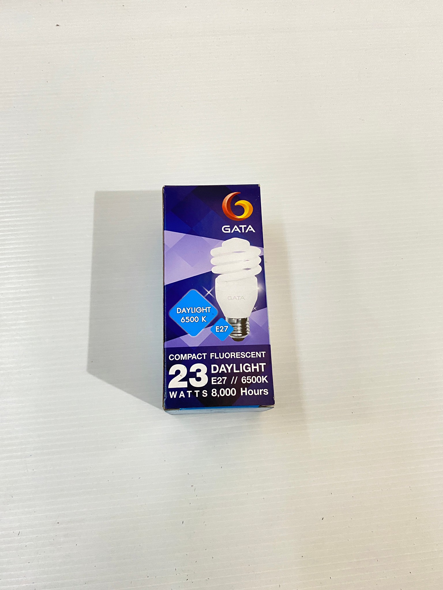 หลอดตะเกียบ SPIRAL 20W 23W แสง Daylight ขั้ว E27 GATA (หลอดประหยัดไฟ) แสงขาว