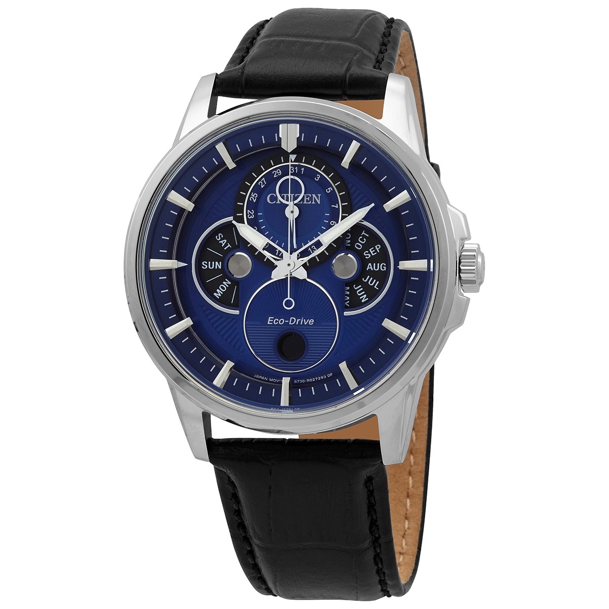 Citizen BU0050-02L นาฬิกาผู้ชาย Eco-Drive Calendrier Multifunction Men's Watch
