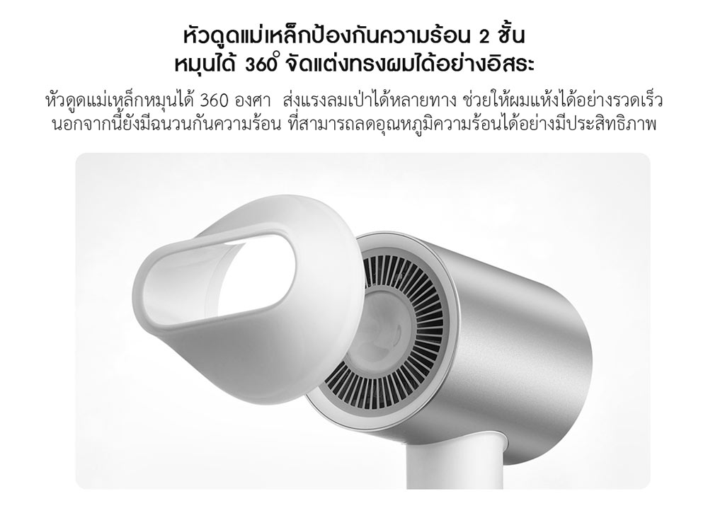 Xiaomi Water Ion Hair Dryer H500 - ไดร์เป่าผมน้ำไอออนรุ่น H500