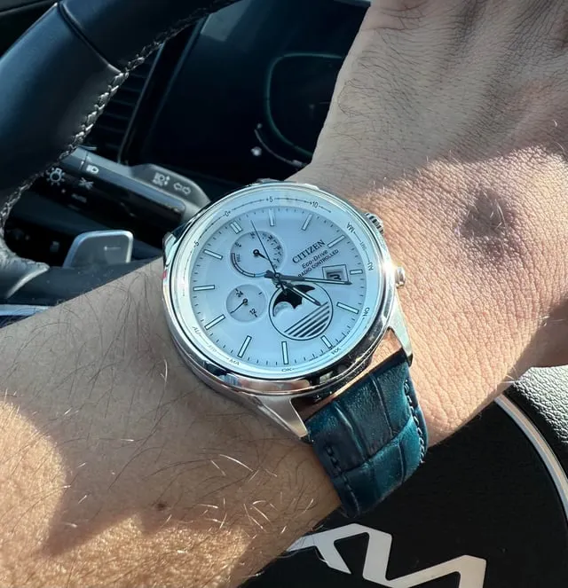 Citizen BY1030-09A นาฬิกาผู้ชาย Global Radio Controlled Eco-Drive Men's Watch