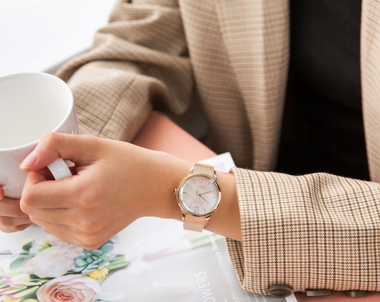 Citizen EM0813-86Y นาฬิกาผู้หญิง Citizen L Eco-Drive Mother of Pearl Women's Watch