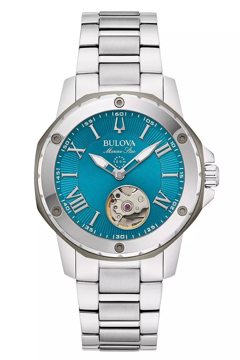 Bulova 98L317 นาฬิกาผู้หญิง Marine Star Automatic Women's Watch