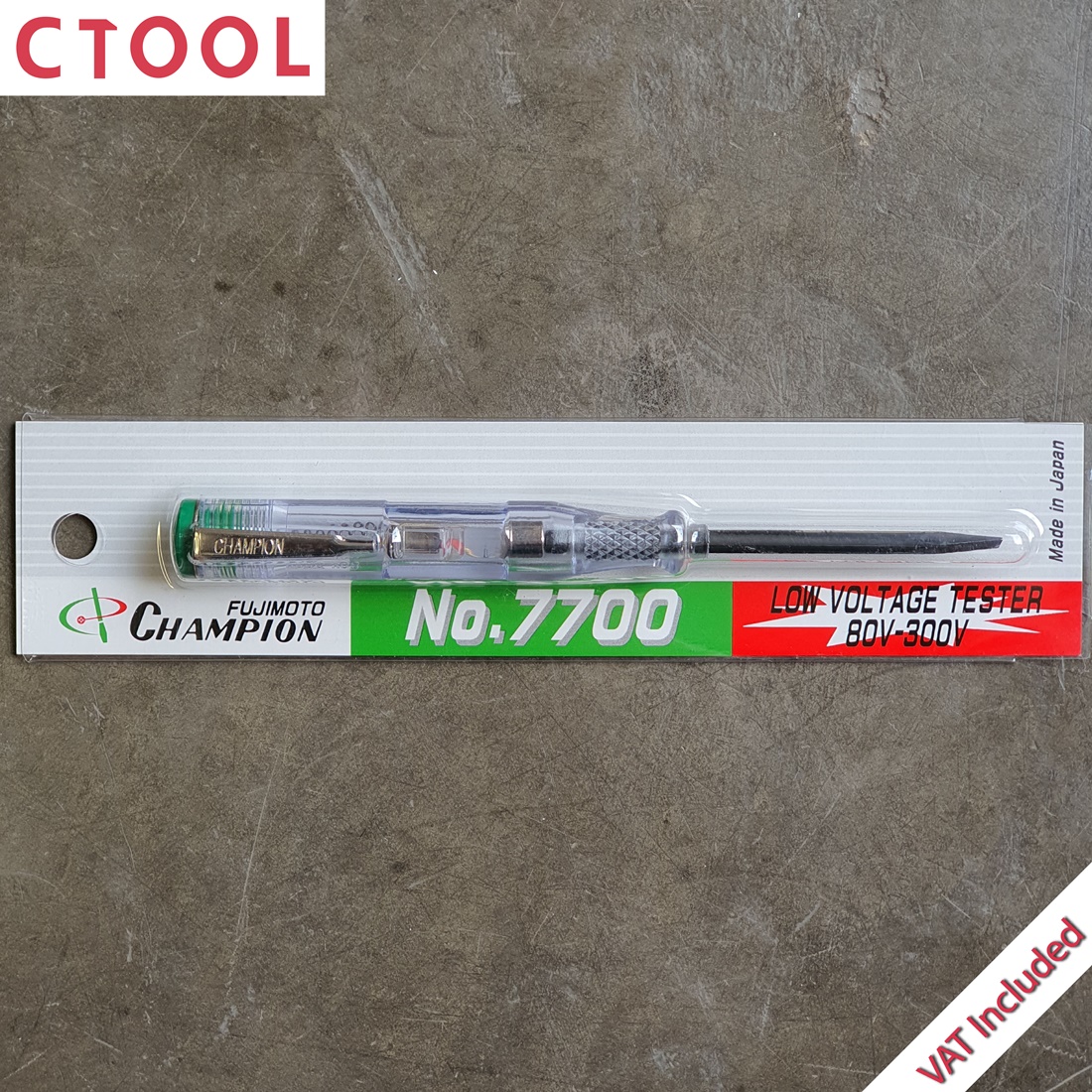 ไขควงลองไฟ 7700 Champion ของแท้100% - Authentic Low Voltage Tester Screwdriver - ซีทูล Ctoolhardware