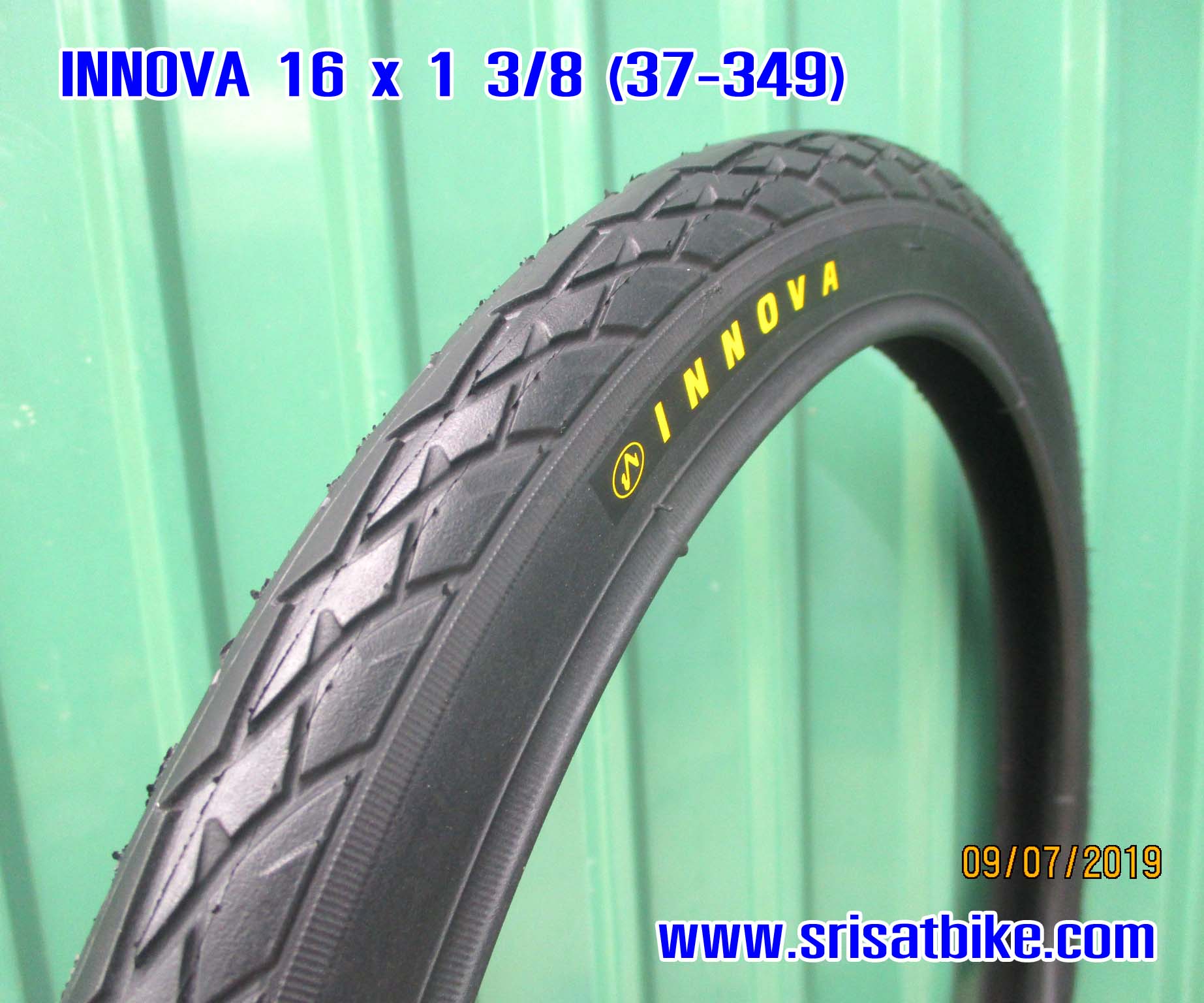 ยางจักรยาน 16 x 1 3/8 INNOVA พร้อมยางใน 2 เส้น <ส่งฟรีEMS >
