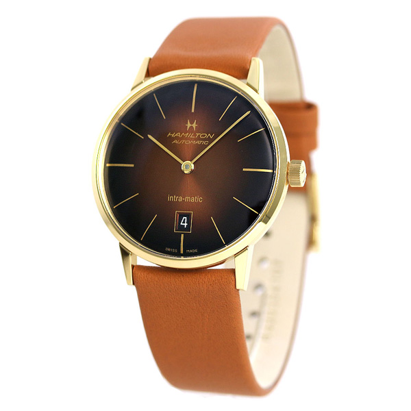 Hamilton H38475501 นาฬิกาผู้ชาย American Classic Intra-Matic Automatic Men's Watch