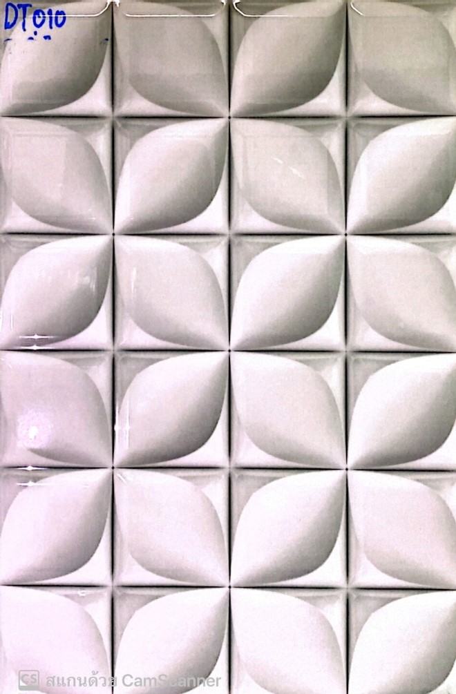 กระเบื้องผนัง จินนี่ ไลท์เกรย์ #DT010 (Ginny Light Gray) 30x45 PORCELA (6ผ./0.81ตร.ม./กล่อง)