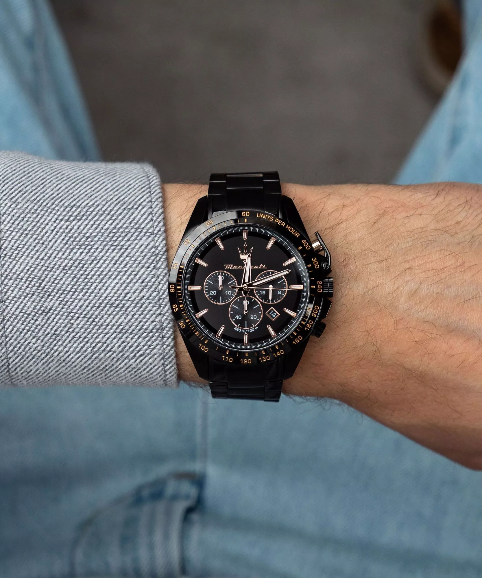 Maserati R8873612048 นาฬิกาผู้ชาย Chronograph Quartz Men's Watch