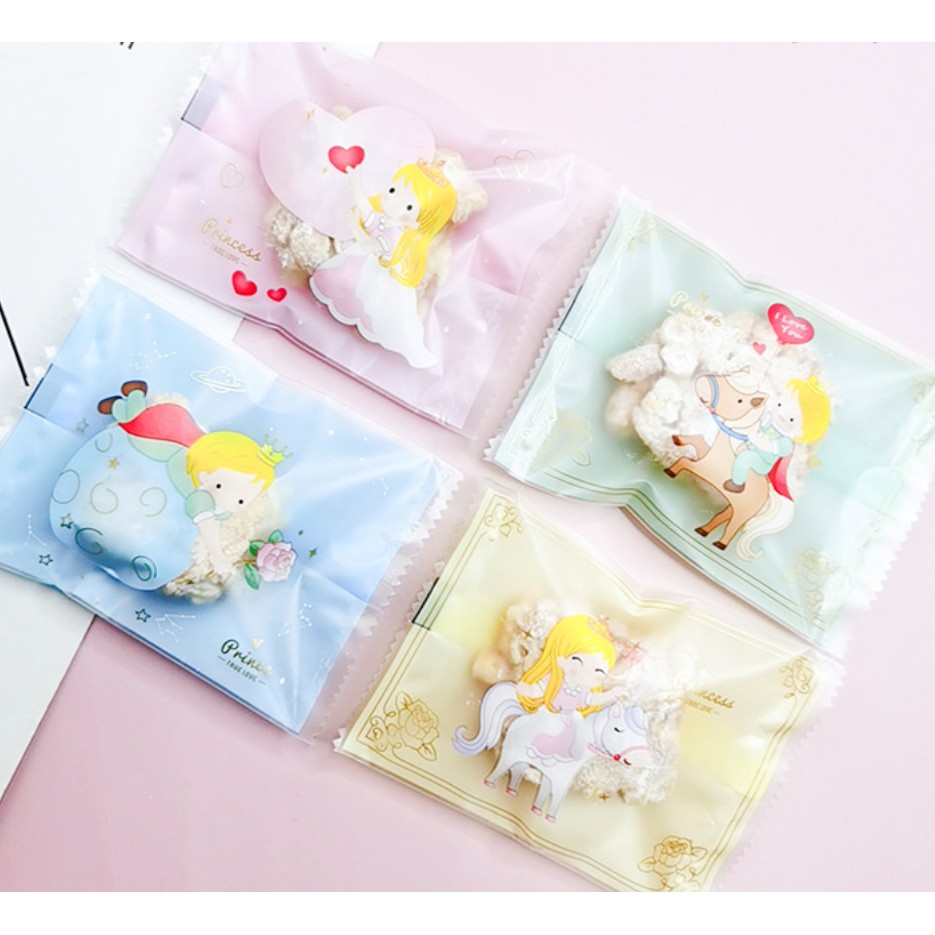 ถุงซีล ใส่ขนม คุกกี้ ลูกอม ขนาด 5.5x8.5 ซม.จำนวน 97-100 ใบ/แพ็ค (ชุดที่ 2/3)