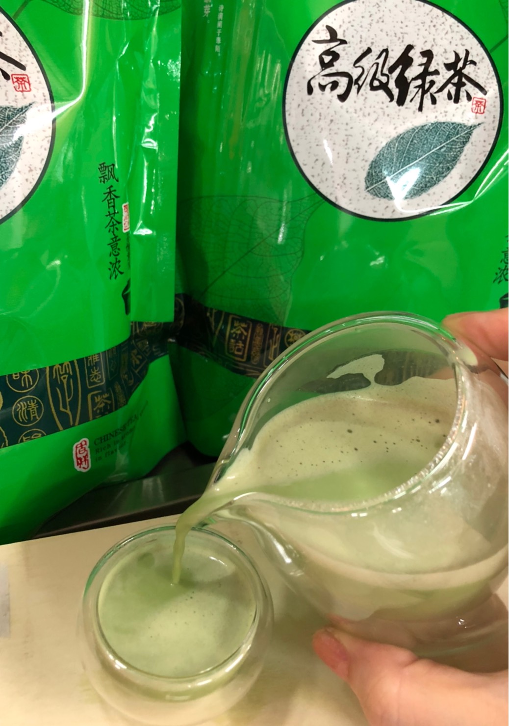 ชาเขียวมัจฉะ เกรดพรีเมื่ยม Green Tea 500กรัม