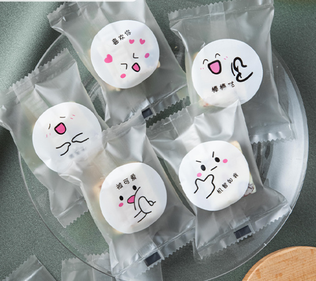 ถุงซีล ใส่ขนม คุกกี้ ลูกอม ขนาด 7x9.5-10 ซม. จำนวน 97-100 ใบ/แพ็ค ชุดที่ 5/5