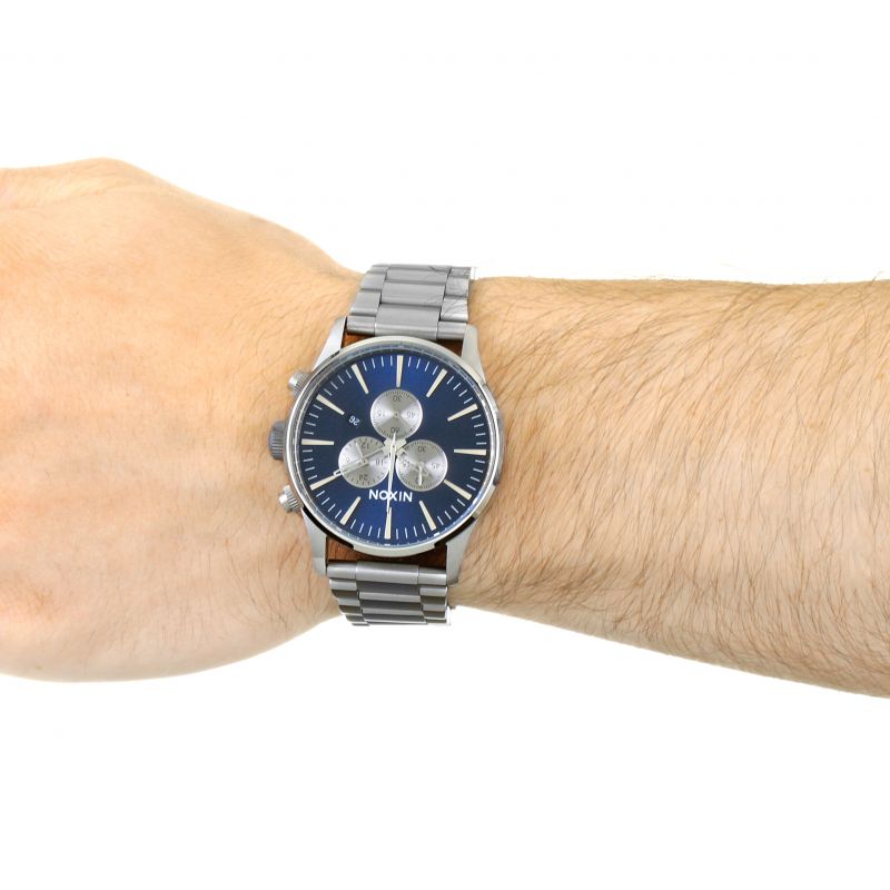 Nixon A386-1258-00 นาฬิกาผู้ชาย Sentry Chrono 42mm Quartz Men's Watch