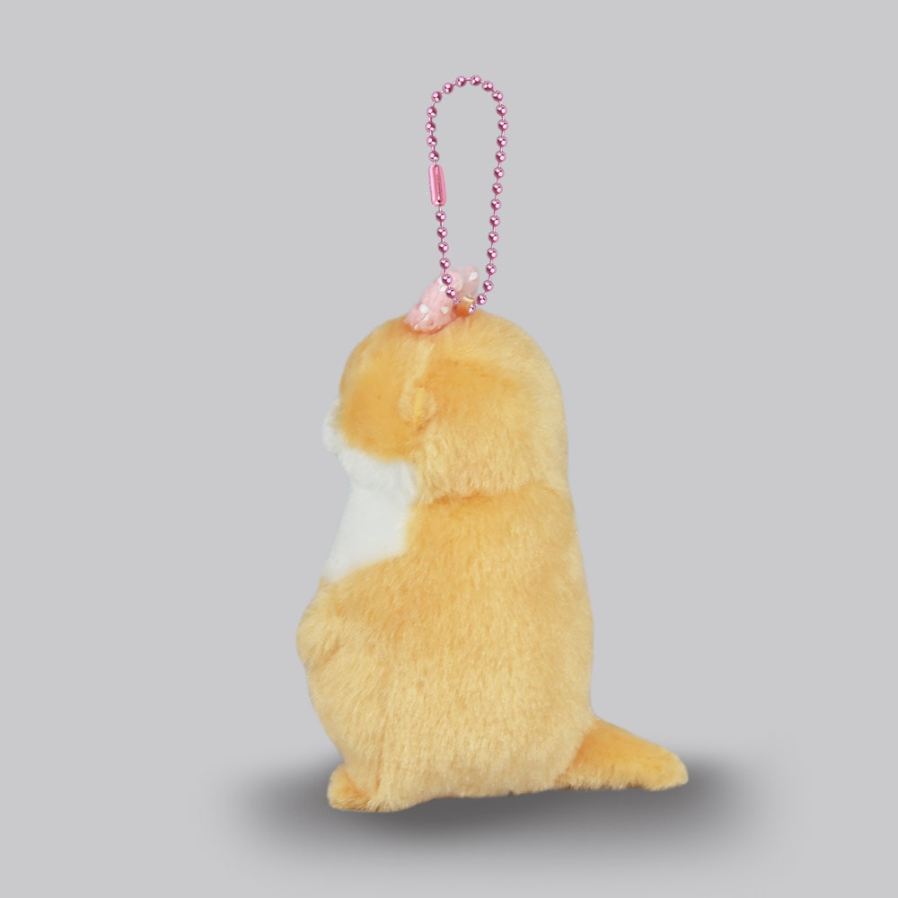 [PRE-ORDER] พวงกุญแจ ตุ๊กตา น้องนาก โบว์สีชมพู นากทะเล Uso-yan Size 11 cm นำเข้าจากญี่ปุ่น カワウソうそやんLMCウソチャン /Kawauso Usoyan LMC Uso-chan:704491