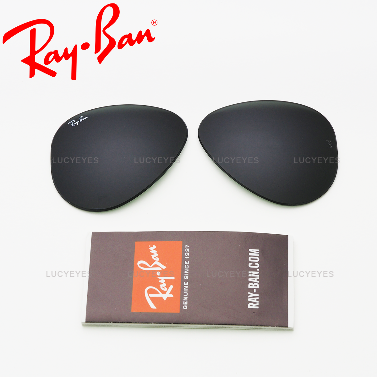 เลนส์ RAYBAN แท้ 100% RB3025 L0205, RB3025 L2823, RB3026 L2821, RB3026 L2846, เลนส์สีเขียว-ดำ G-15