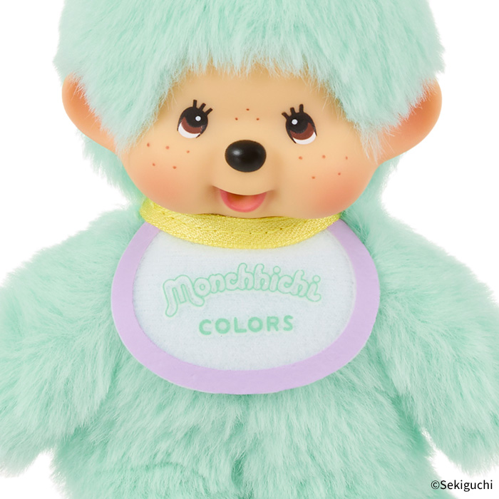 [PRE-ORDER] พวงกุญแจ ตุ๊กตา ม่อนชิชิ สีเขียวมินท์ Monchhichi COLORS Keychain Mint Green Size SS นำเข้าจากญี่ปุ่น モンチッチCOLORS キーチェーン ミントグリーン