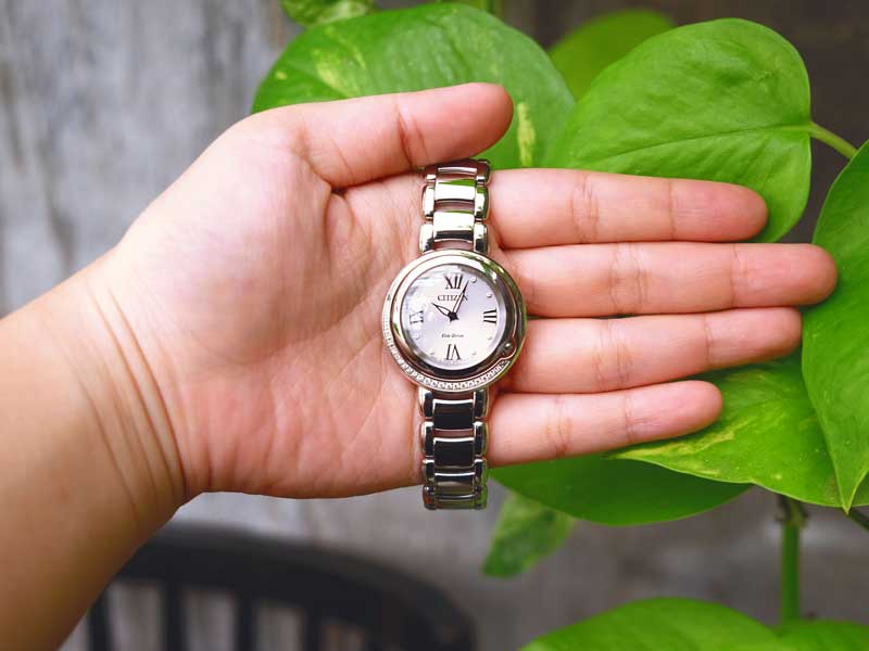 Citizen EX1120-53X นาฬิกาข้อมือผู้หญิง Citizen Eco-Drive Genuine Diamonds Elegant Women's Watch