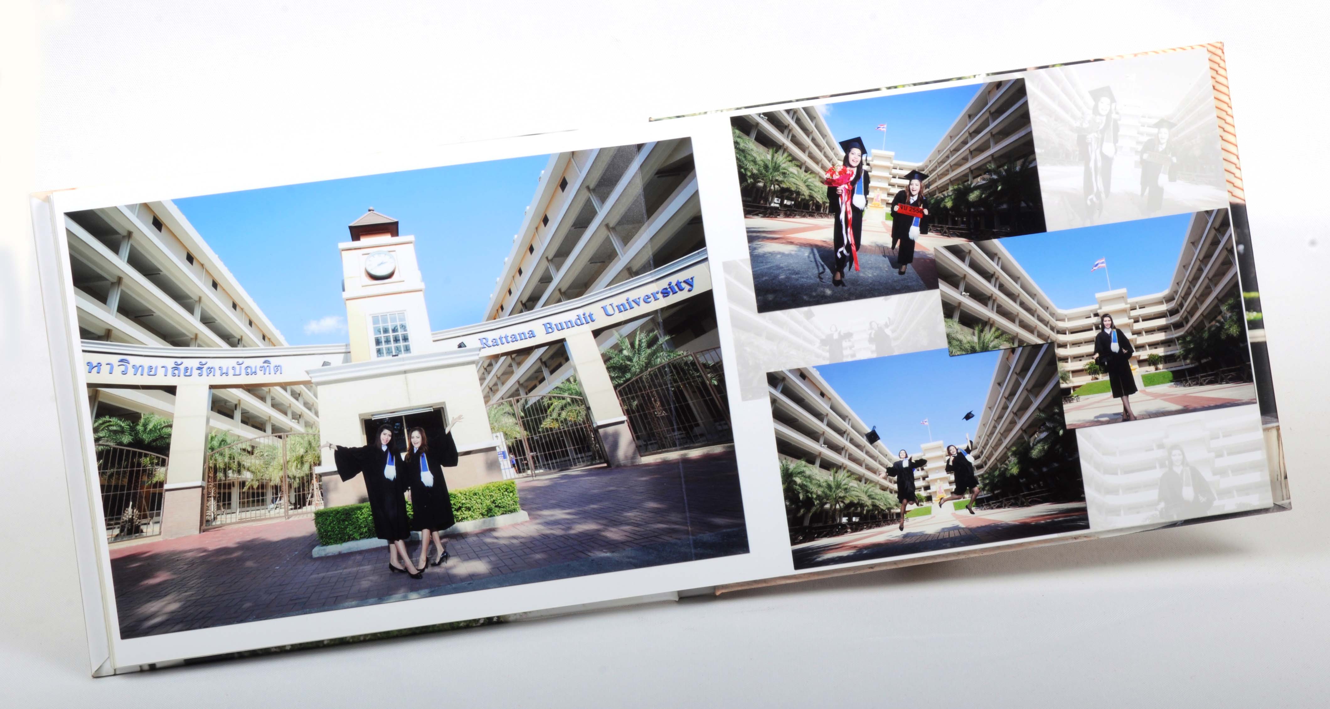 ของขวัญวันรับปริญญา PhotoBook ขนาด 8x10 นิ้ว แนวนอน 20หน้า ปกแข็งพิเศษ เคลือบร้อน