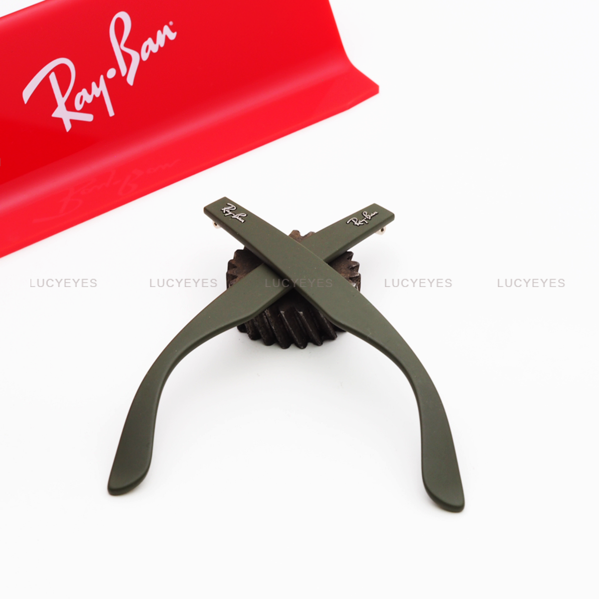 ขาแว่น RAYBAN แท้ 100% RB2140F WAYFARER สี GREEN (เขียว)