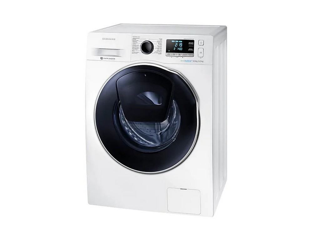 Samsung เครื่องซักผ้า และอบผ้า WD90T604DBE/ST พร้อม AI Control, ซัก 9 กก. / อบ 6 กก.