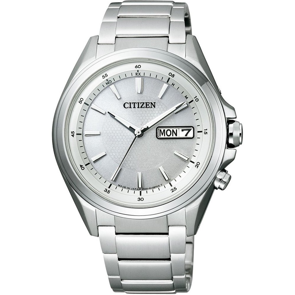 Citizen AT6040-58A นาฬิกาผู้ชาย Attesa Eco-Drive Radio Controlled Atomic Japan Made Men's Watch