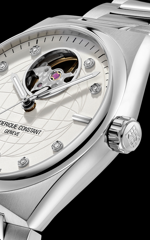 Frederique Constant FC-310SD2NH6B นาฬิกาผู้หญิง Heart beat Diamonds Highlife Automatic Women's Watch + แถมสาย