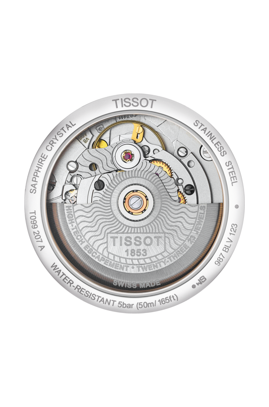 Tissot T099.207.16.118.00 นาฬิกาผู้หญิง T-Classic Chemin Des Tourelles Powermatic 80 Women's Watch
